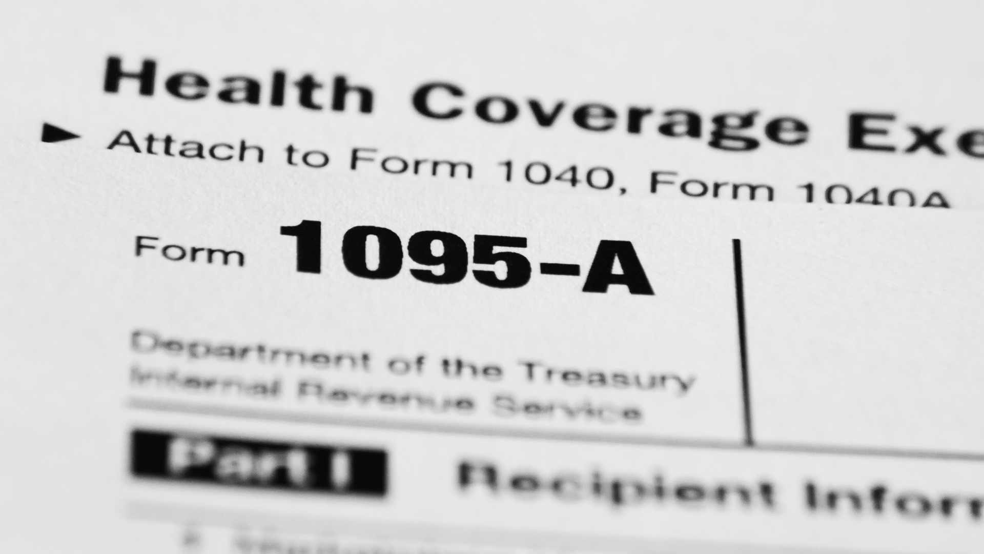 IRS form 1095-A (Affordable Health Care Act)